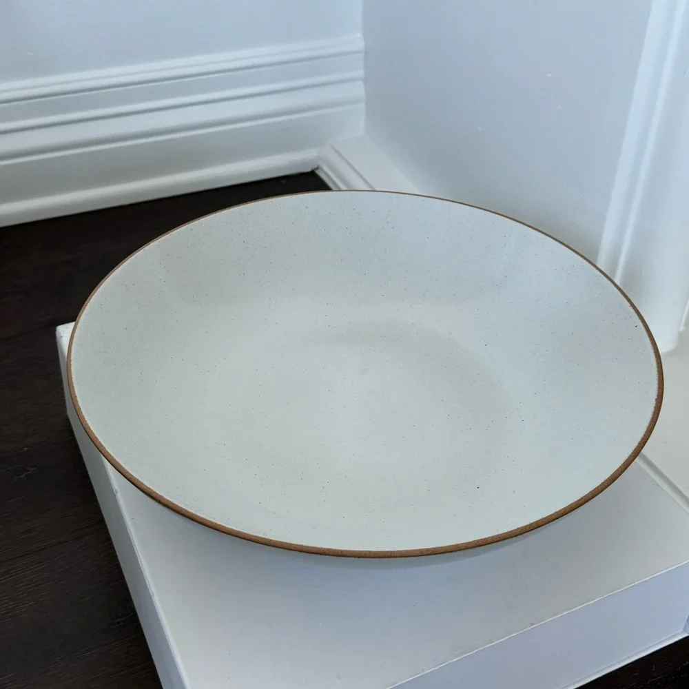 West Elm Stoneware Large Fruit / Serving Bowl
